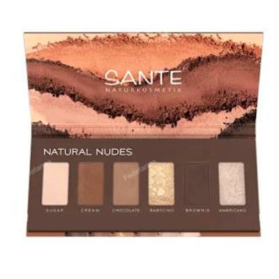 SANTE NATURKOSMETIK SOMBRA OJOS PALETA 6 COLORES NATURAL NUD
