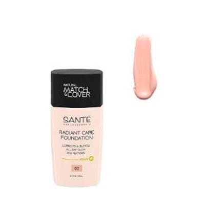 SANTE NATURKOSMETIK MAQUILLAJE FLUIDO RADIANT CARE 02 ROSE L