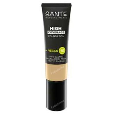 SANTE NATURKOSMETIK MAQUILLAJE FLUIDO ALTA COBERTURA 02 WARM