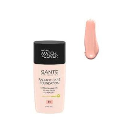 SANTE NATURKOSMETIK MAQUILLAJE FLUIDO RADIANT CARE 01 WARM I