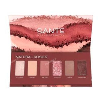 SANTE NATURKOSMETIK SOMBRA OJOS PALETA 6 COLORES NATURAL ROS