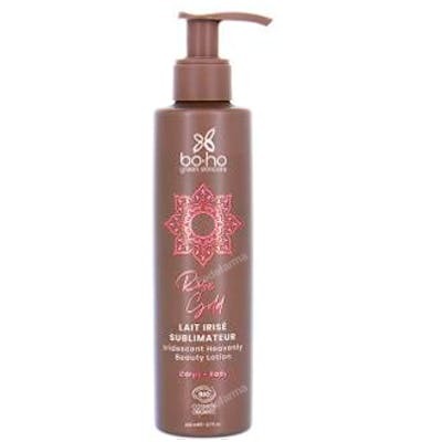 BOHO GREEN MAKE UP LECHE CORPORAL SUBLIMADORA ROSE GOLD 200