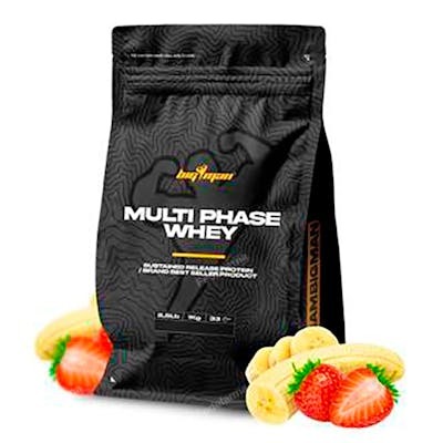 BIGMAN MULTI-PHASE WHEY 1 KG FRESA-PLATANO