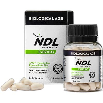 NDL PROHEALTH BIOLOGICAL AGE 60 CAPSULAS TU AYUDA FRENTE AL PAS