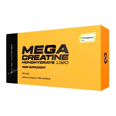 SCITEC NUTRITION MEGA CREATINE MONOHYDRATE 1320 120 CAPSULAS