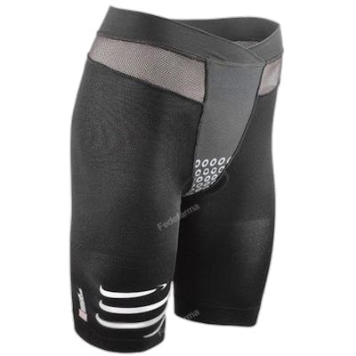 COMPRESSPORT MALLA COMPRESION TR3 BRUTAL SHORT MUJER NEGRO