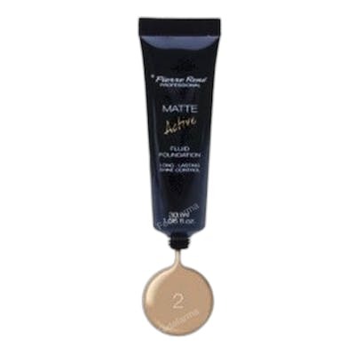 MATTE ACTIVE FLUID FOUNDATION 02  PORCELAIN 30 ML
