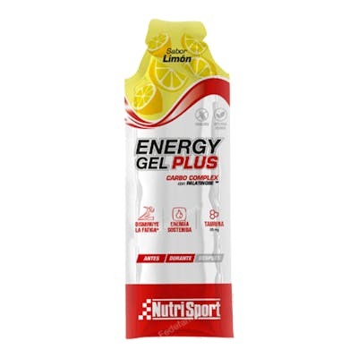 NUTRISPORT ENERGY GEL PLUS LIMON 18 UDS