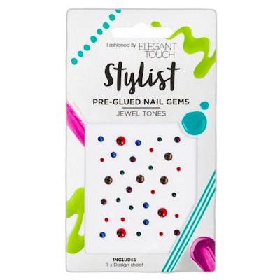 STYLIST PEGATINAS PREGLUED NAIL GEMS
