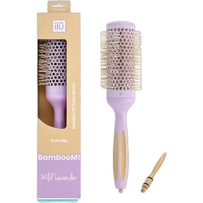 CEPILLO BAMBU REDONDO 43MM LAVANDA SALVAJE