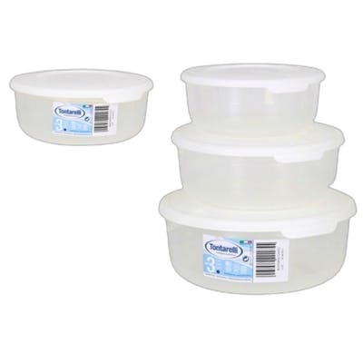TONTARELLI SET DE 3 FIAMBRERAS TONTARELLI 05  1  2 L COLOR C