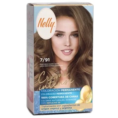 NELLY TINTE CREMA INTENSE791 RUBIO MEDIO MARRON CENIZA