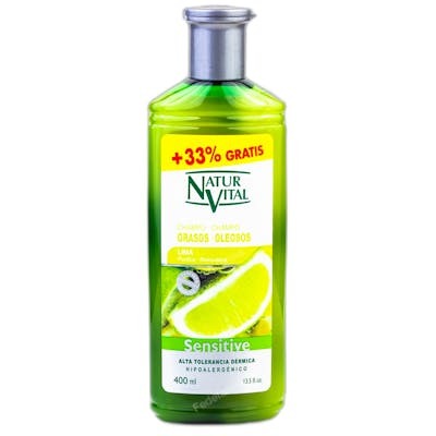 NATURALEZA Y VIDA CHAMPU SENSITIVE CABELLO GRASO400 ML