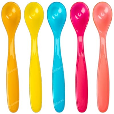 BABYMOOV SET CUCHARAS FLEXIBLES COLORES DIVERTIDOS 5 UDS