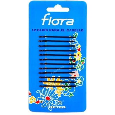 BETER 12 CLIPS PARA EL CABELLO FLORABRONZE