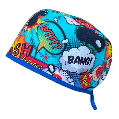 HERBI FEET GORRO DE QUIROFANO ESTAMPADO CORTO BANG