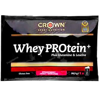 CROWN SPORT NUTRITION WHEY PROTEIN + MONODOSIS FRESA 26,5 G