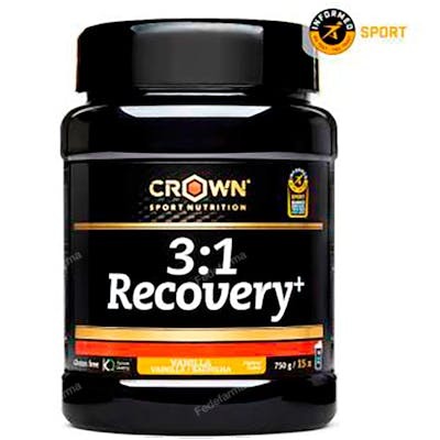 CROWN SPORT NUTRITION 3:1 RECOVERY+ VAINILLA 750 G (15 PORCI