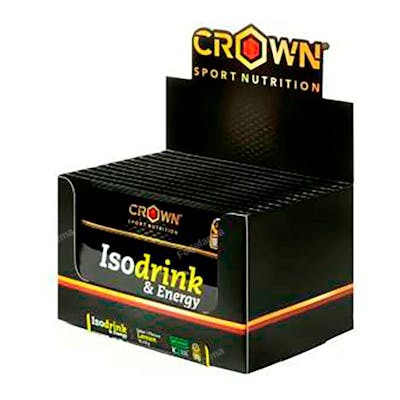 CROWN SPORT NUTRITION ISODRINK & ENERGY MONODOSIS LIMON 12 X