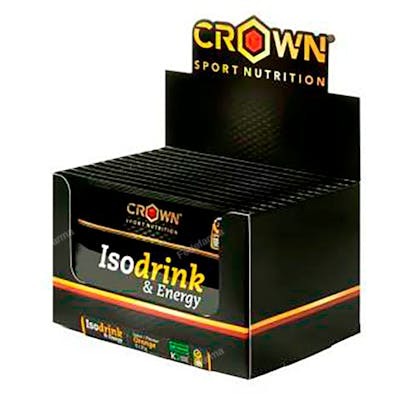 CROWN SPORT NUTRITION ISODRINK & ENERGY MONODOSIS NARANJA 12