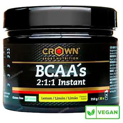 CROWN SPORT NUTRITION BCAAS INSTANT LIMON 210 G (30 PORCIONE