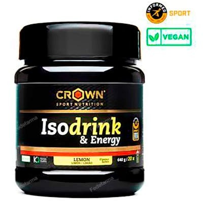 CROWN SPORT NUTRITION ISODRINK & ENERGY LIMON 640 G / 20 TO