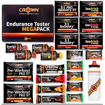 CROWN SPORT NUTRITION PACK ENDURANCE TESTER 3.0 CON BIDON 75