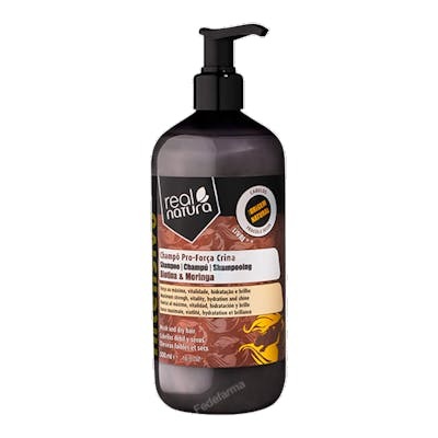 REAL NATURA CHAMPÃ? SEM SAL PRO-FORÃ?A CRINA 500ML