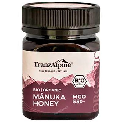 TRANZALPINE MIEL DE MANUKA  MGO 550+ 250 gr BIO