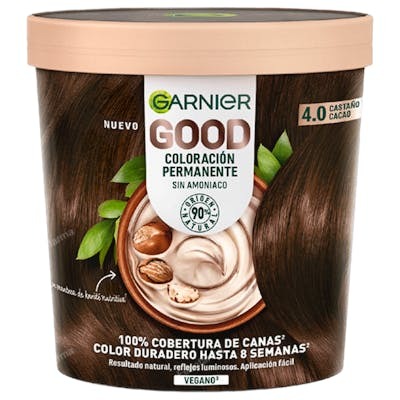 GOOD COLORACION PERMANENTE SIN AMONIACO 40 CASTANO CACAO