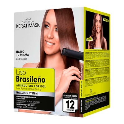 PLACENTA LIFE KIT ALISADO BRASILEÃ?O SIN FORMOL KERATIMASK