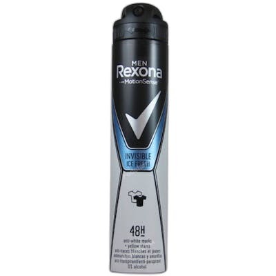 REXONA DESODORANTE EN SPRAY INVISIBLE ICE FRESH MEN 200 ML N