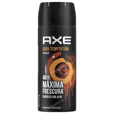 AXE DARK TEMPTATION DESODORANTE MASCULINO VAPORIZADOR 150 ML