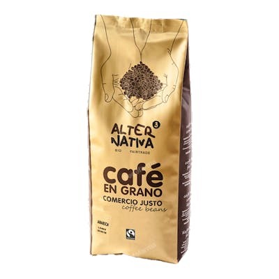ALTERNATIVA 3 CAFE ARABICA COMERCIO JUSTO grano 1 kg