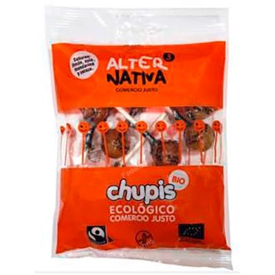 ALTERNATIVA 3 CHUPIS CARAMELOS CON PALO 8uds BIO