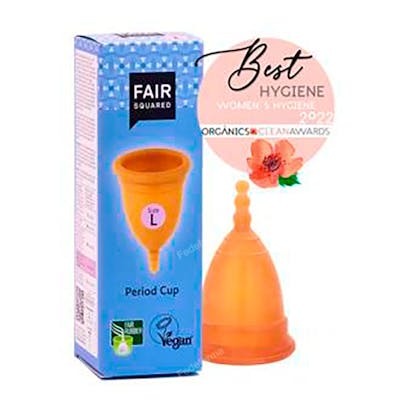 FAIR SQUARED COPA MENSTRUAL LATEX 100 % NATURAL TALLA L 16 M