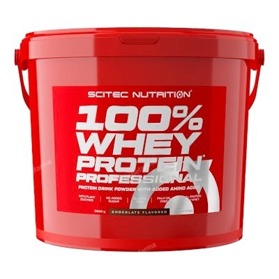 SCITEC NUTRITION 100% WHEY PROTEIN PROF. 5000G FRESA