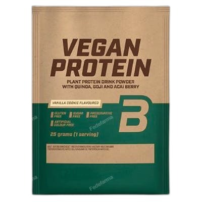 BIOTECHUSA VEGAN PROTEIN VAINILLA-COOKIES - 25G