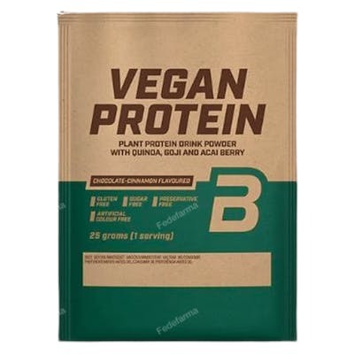 BIOTECHUSA VEGAN PROTEIN CHOC-CANELA - 25G