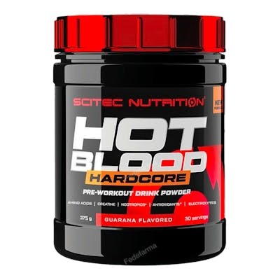 SCITEC NUTRITION HOT BLOOD HARDCORE 375G ZUMO DE NARANJA