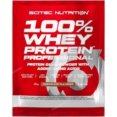 SCITEC NUTRITION 100% WHEY PROTEIN PROFESSIONAL 30G FRESA