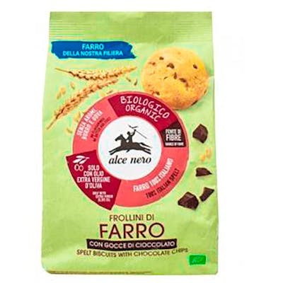 ALCE NERO GALLETAS CACAO CON GOTAS DE CHOCOLATE 300GR BIO
