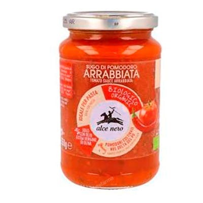 ALCE NERO SALSA TOMATE ARRABIATA 350gr BIO
