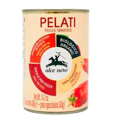 ALCE NERO TOMATES PELADOS Lata 400 gr BIO