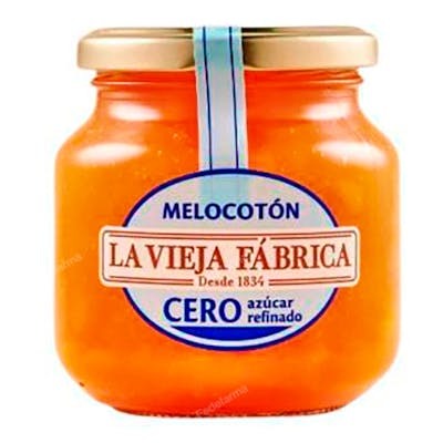 LA VIEJA FABRICA MERMELADA DE MELOCOTON cero azucar refinado