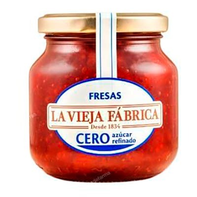 LA VIEJA FABRICA MERMELADA DE FRESA cero azucar refinado 280