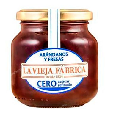 LA VIEJA FABRICA MERMELADA DE ARANDANO-FRESA cero azucar ref