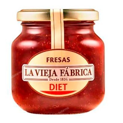 LA VIEJA FABRICA MERMELADA DE FRESAS DIET con fructosa 280 g