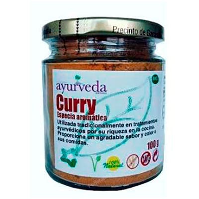 AYURVEDA AUTENTICO CURRY 100 G SIN  GLUTEN