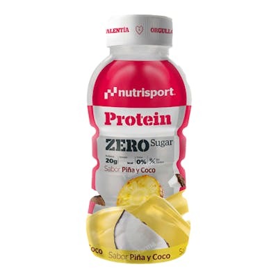 NUTRISPORT BATIDO PROTEIN ZERO PIÑA-COCO 330 ML 12 BOTELLA